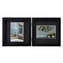 ハクバ フォトフレーム tetra(テトラ) 2L 2面 ブラック