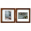 ハクバ フォトフレーム tetra(テトラ) 2L 1面 ブラウン