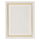 フジカラー 肖像額縁 キャビネ2L パールホワイト