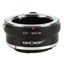 K&F Concept レンズマウントアダプター KF-CYEM-T